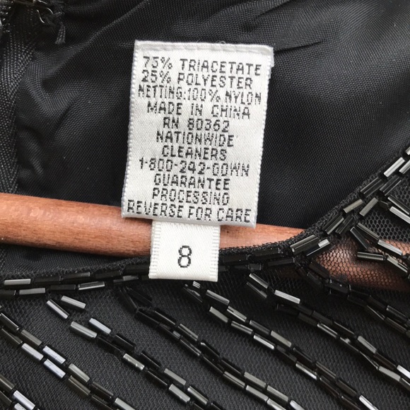 Black evening formal gown. NITELINE. - Picture 7 of 10